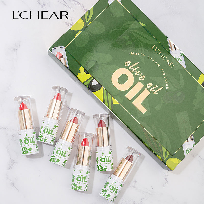 L'CHEAR OLIVE OIL MATTE LIPSTICK (6 SHADES)