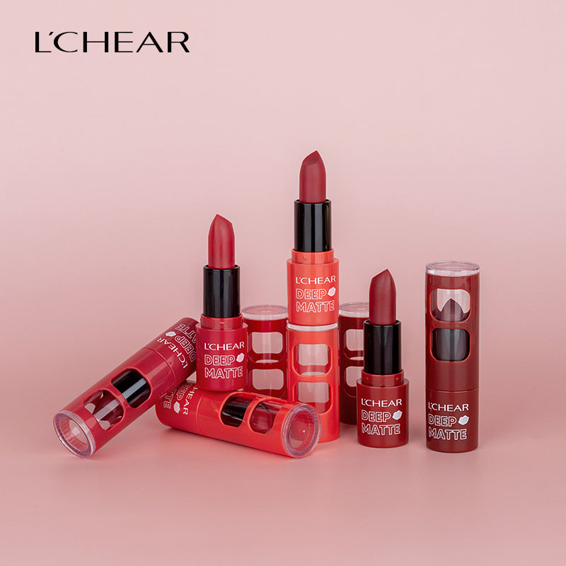 L'CHEAR DEEP MATTE LIPSTICK (6 SHADES)