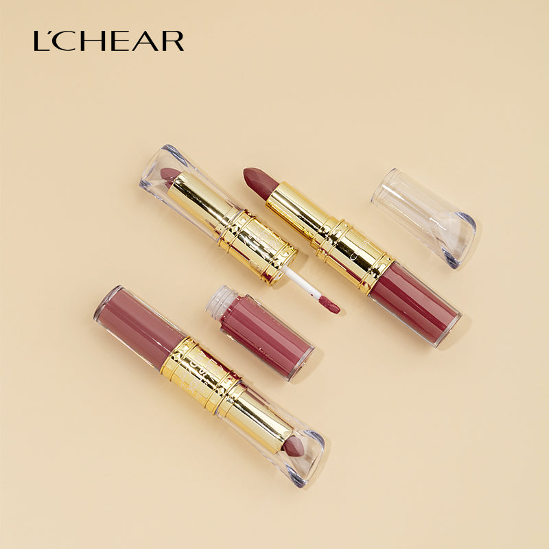 L'CHEAR METAL ROCK 2IN1 LIPSTICK AND LIPGLOSS (12 SHADES)