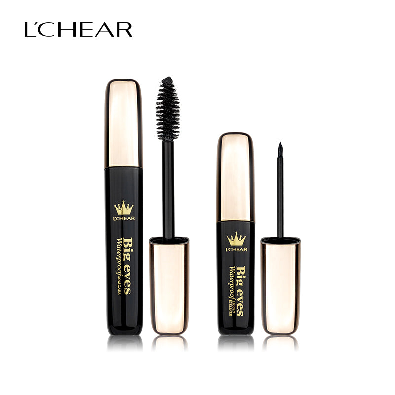 L'CHEAR BIG EYES WATERPROOF MASCARA AND EYELINER