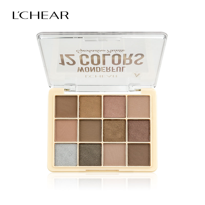 L'CHEAR WONDERFUL 12 COLORS EYESHADOW PALETTE