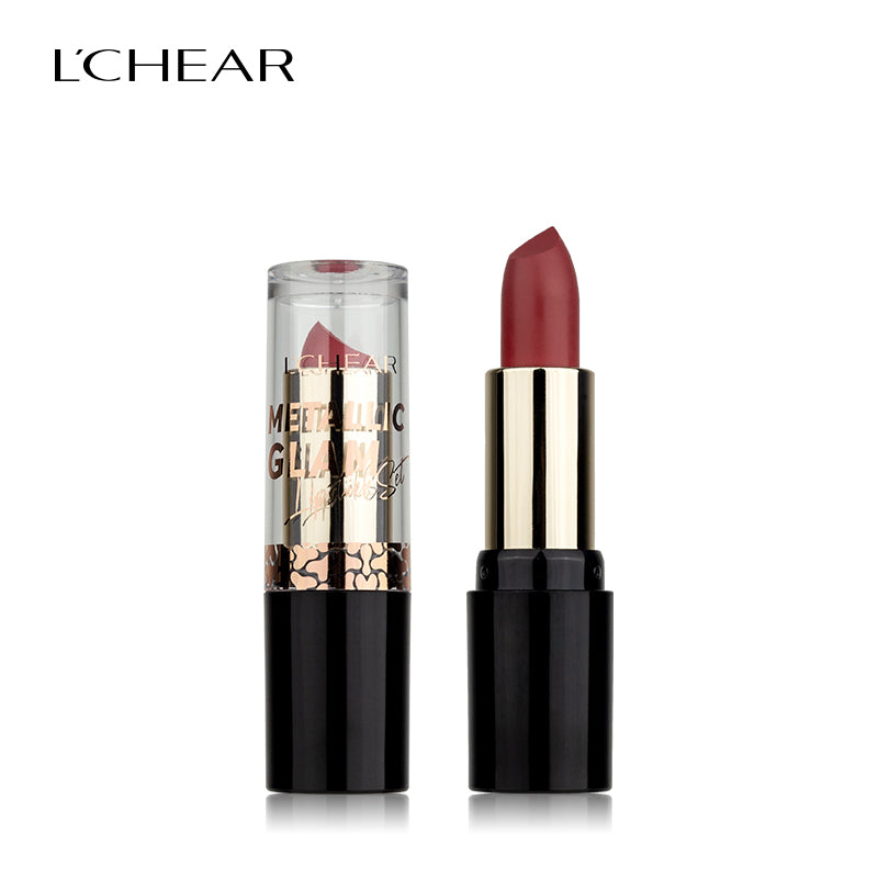 L'CHEAR METALLIC GLAM MATTE LIPSTICK (4 SHADES)
