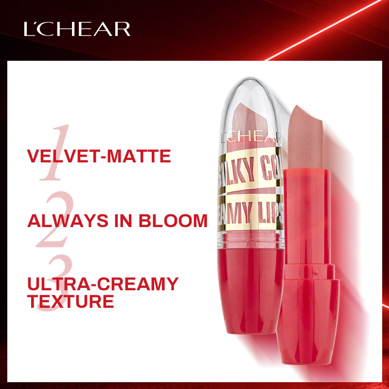 L'CHEAR SILKY COLOR CREAMY LIPSTICK (12 SHADES)
