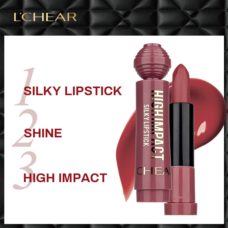L'CHEAR SHINE HIGH IMPACT SILKY LIPSTICK (12 SHADES)