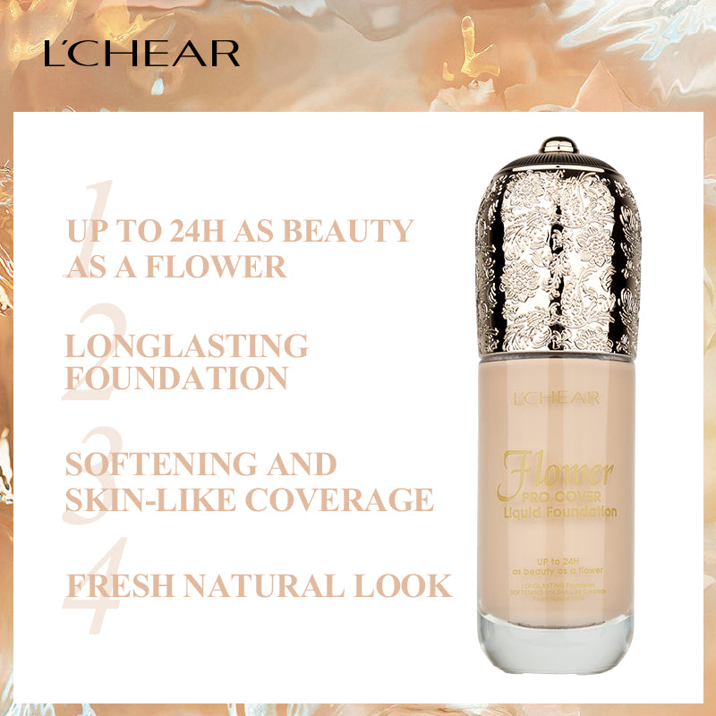 L'CHEAR FLOWER PRO COVER LIQUID FOUNDATION