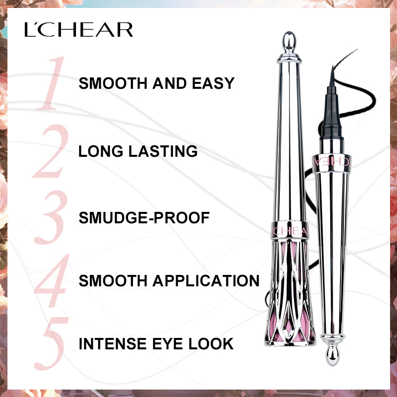 L'CHEAR PINK CASTLE WATERPROOF LIQUID EYELINER PEN