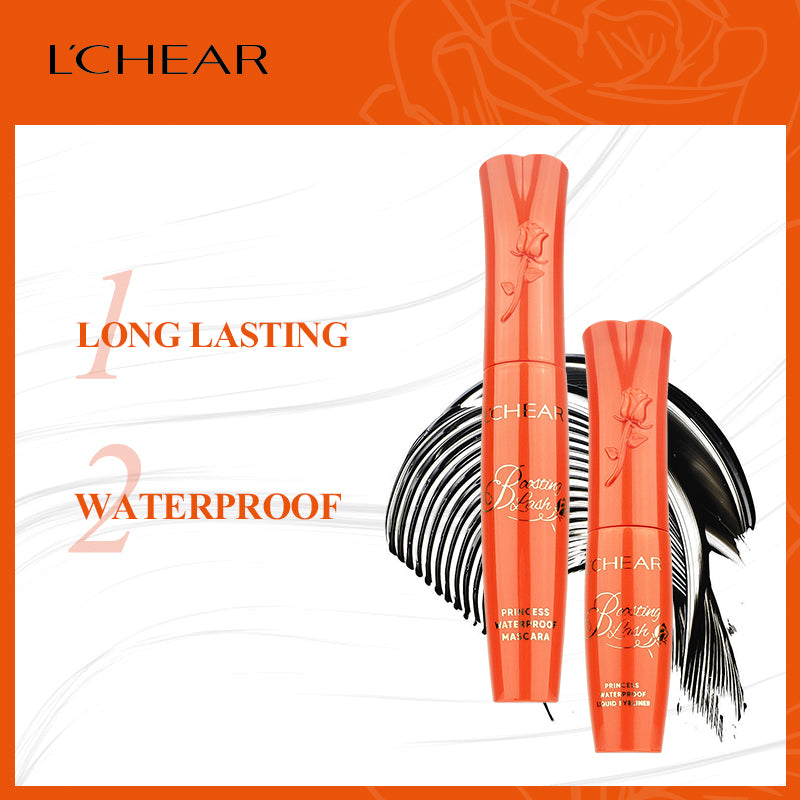 L'CHEAR BOOSTING LASH PRINCESS WATERPROOF MASCARA & LIQUID LINER