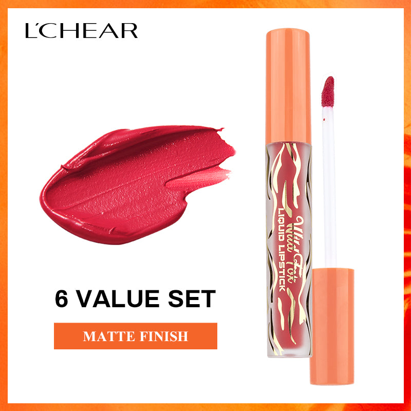 L'CHEAR WILD FOX MATTE LIPGLOSS (6 SHADES)