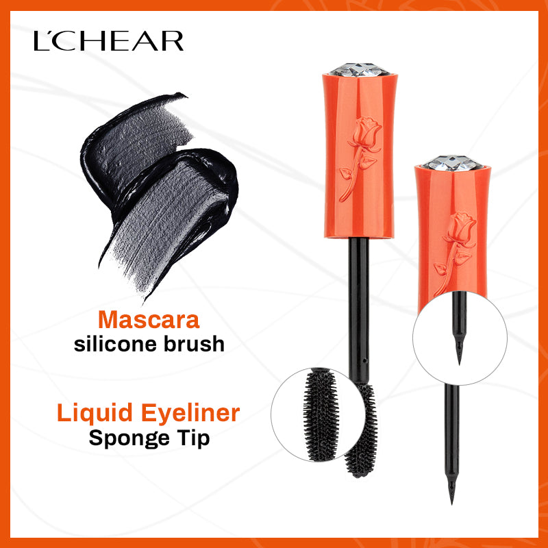 L'CHEAR BOOSTING LASH PRINCESS WATERPROOF MASCARA & LIQUID LINER