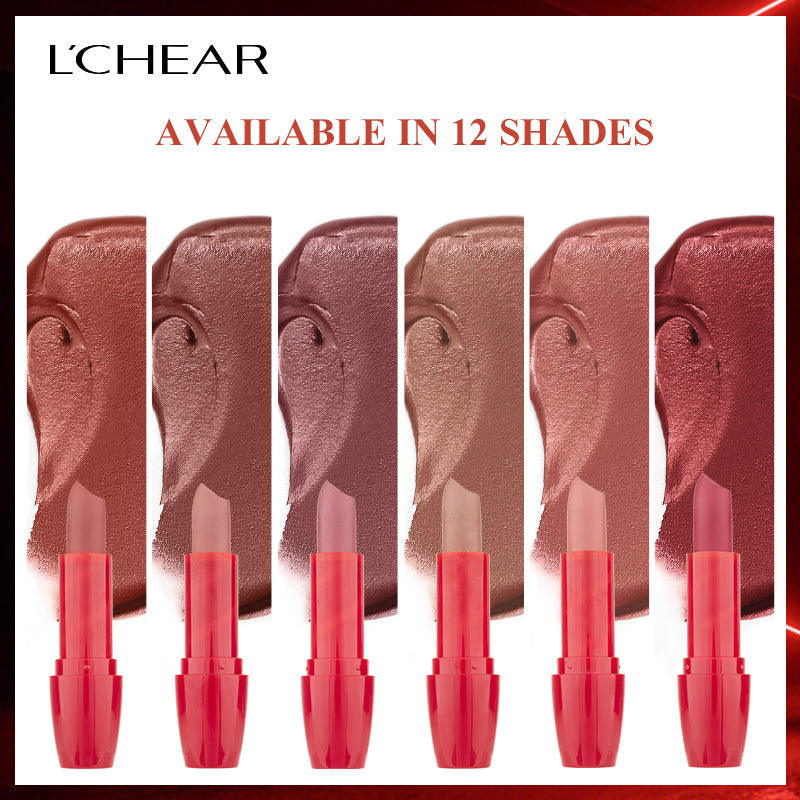 L'CHEAR SILKY COLOR CREAMY LIPSTICK (12 SHADES)