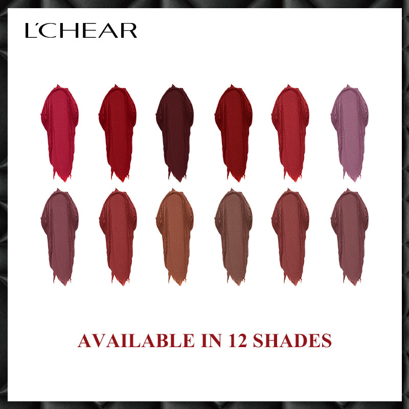 L'CHEAR SHINE HIGH IMPACT SILKY LIPSTICK (12 SHADES)