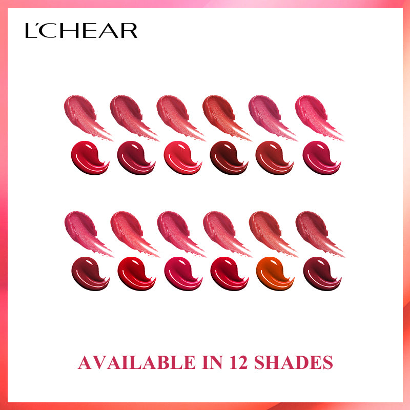L'CHEAR STAY AND PLAY 2IN1 LIPSTICK AND LIPGLOSS (12 SHADES)