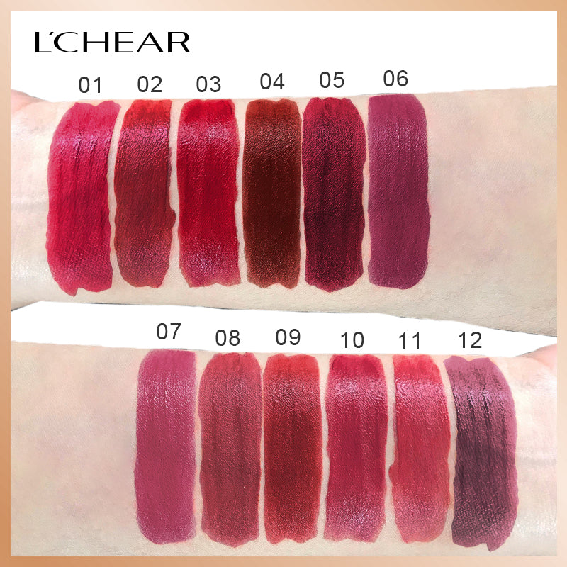 L'CHEAR METAL ROCK 2IN1 LIPSTICK AND LIPGLOSS (12 SHADES)