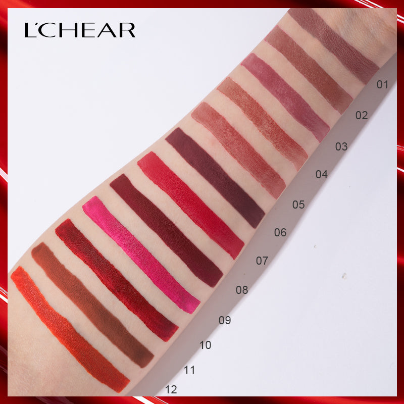 L'CHEAR 4DPUMP MATTEINK LIPGLOSS (12 SHADES)