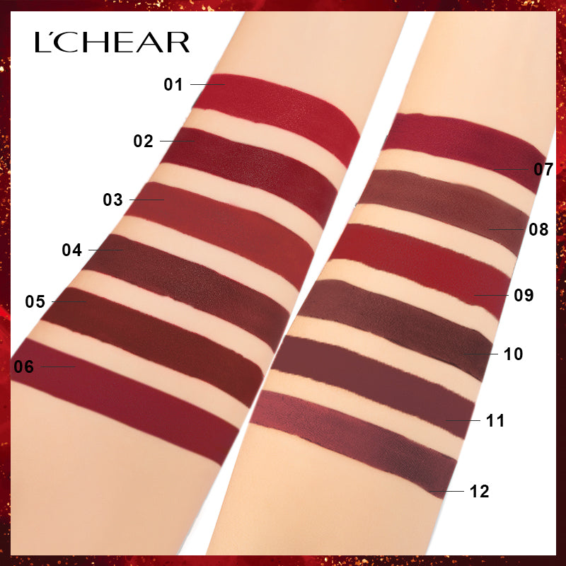 L'CHEAR VINYL INK MATTE LIPSTICK (12 SHADES)