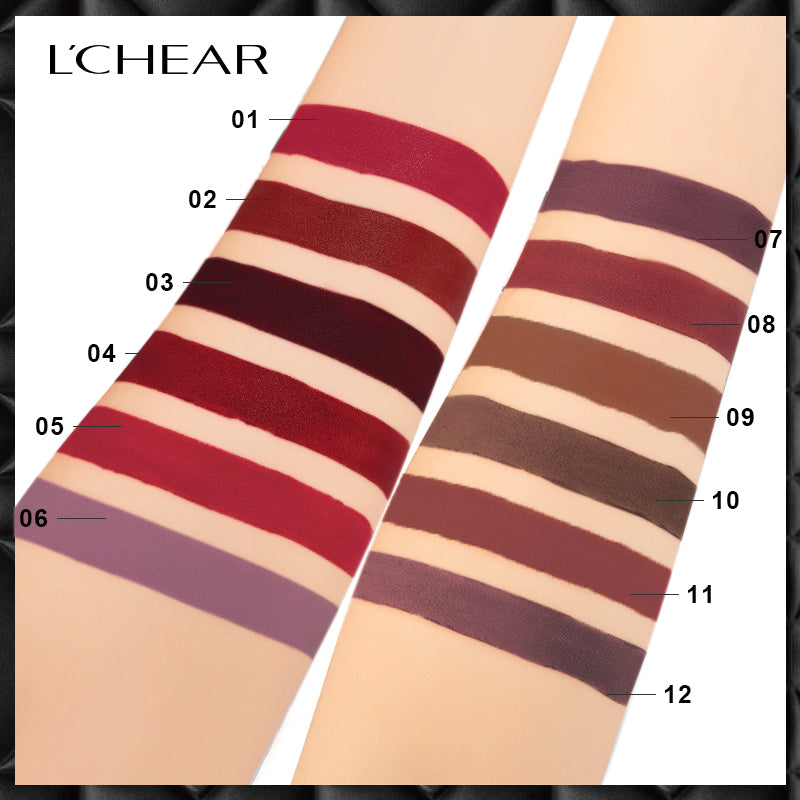 L'CHEAR SHINE HIGH IMPACT SILKY LIPSTICK (12 SHADES)