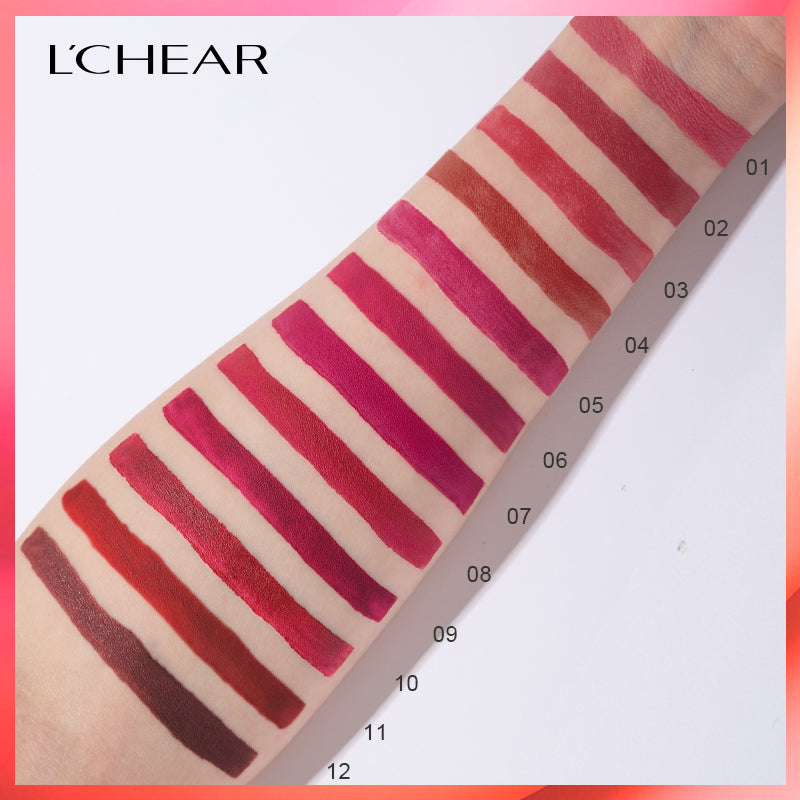 L'CHEAR STAY AND PLAY 2IN1 LIPSTICK AND LIPGLOSS (12 SHADES)